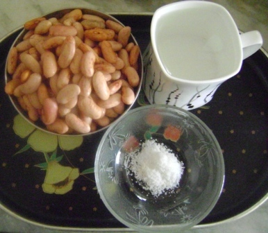 Ingredients for Jeera Rajma